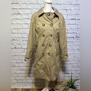Boden khaki 3/4 trench coat jacket size 6R